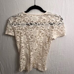 Small Abound translucent floral shirt